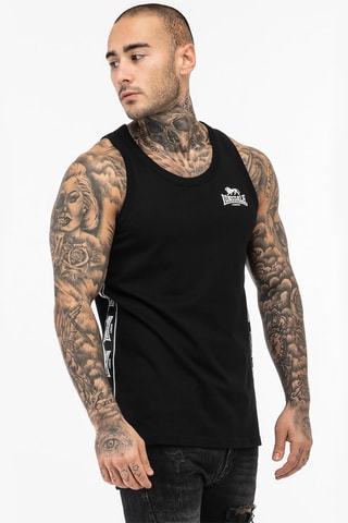 Camisola regular fit Lonsdale - Preto e branco