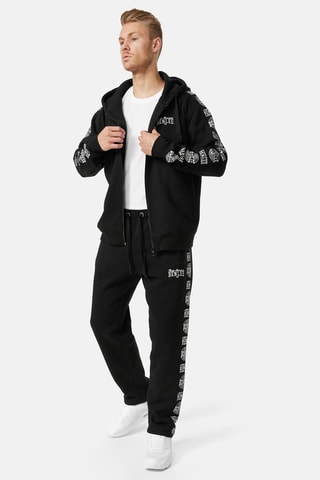 Calças de fato de treino regular fit Hervey - Preto - Benlee