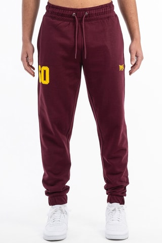 Calças de treino Sumburgh - Bordô e amarelo