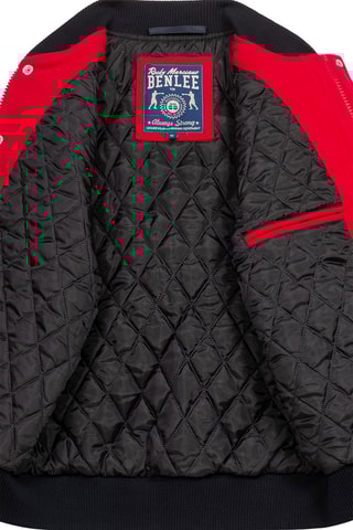 Teddy em lã Newark Vermelho e azul-marinho - Benlee