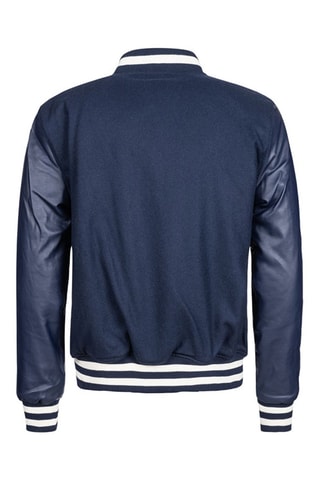 Blusão de lã Azul-marinho