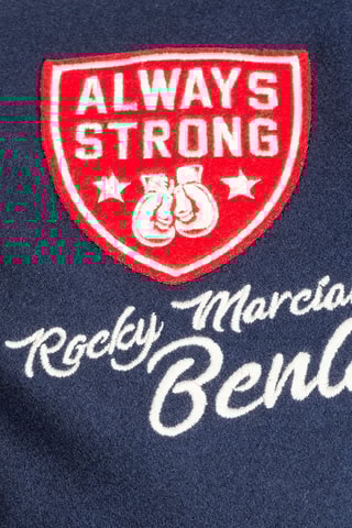 Blusão de lã Azul-marinho