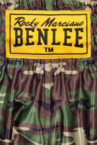 Calções de boxe Uni Thai Verde e castanho - Benlee