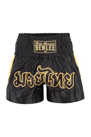 Calções de boxe Preto e dourado