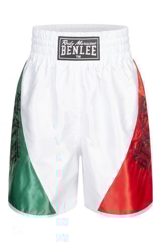 Calções de boxe Bonaventure Branco e verde - Benlee