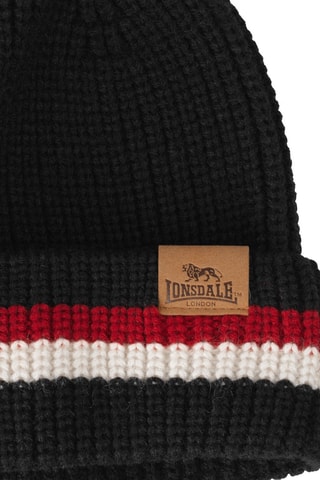 Écharpe e gorro Butleigh - Preto e vermelho