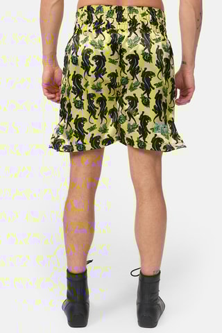 Calções de boxe Panther Boxing Amarelo e preto - Benlee