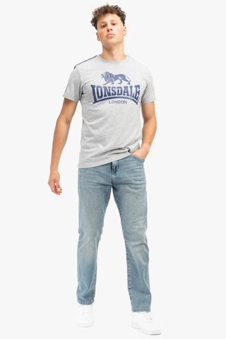 T-shirt regular Henconner - Cinzento