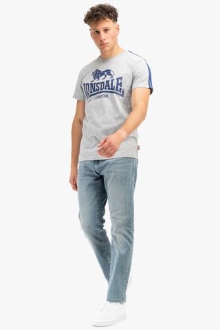 T-shirt regular Henconner - Cinzento