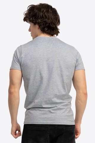 T-shirt regular fit Lonsdale - Cinzento e preto