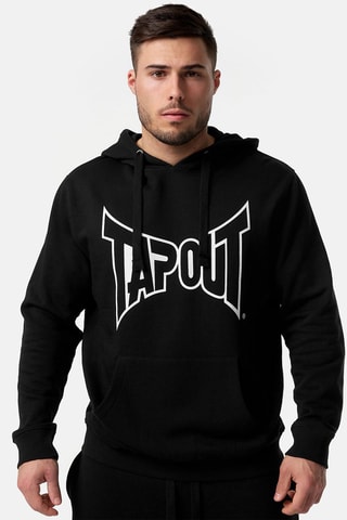 Sweat com capuz Lifestyle Basic Hoodie Preto e branco - Tapout