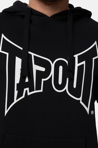 Sweat com capuz Lifestyle Basic Hoodie Preto e branco - Tapout