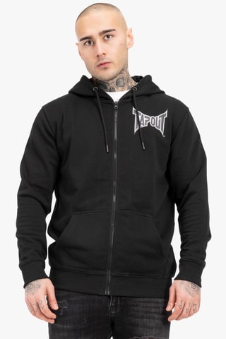 Sweat regular com capuz Octagon - Preto