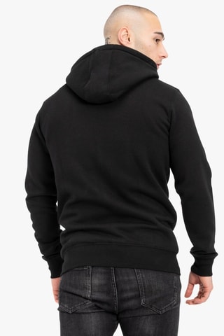 Sweat regular com capuz Marfa Hooded Zipper - Preto