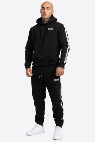 Sweat com capuz e calças regular - Preto e branco - Lonsdale