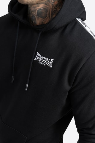 Sweat com capuz e calças regular - Preto e branco - Lonsdale