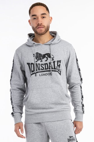 Sweat com capuz Scousburgh - Cinzento-claro e preto