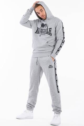 Sweat com capuz Scousburgh - Cinzento-claro e preto