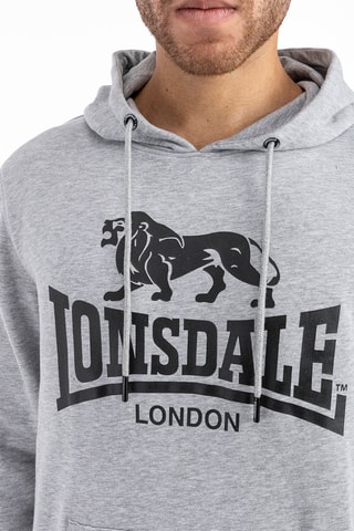 Sweat com capuz Scousburgh - Cinzento-claro e preto