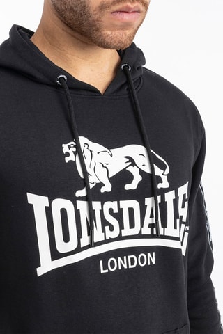 Sweat com capuz Scousburgh - Preto e branco