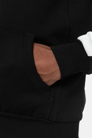 Sweat com capuz Preto e vermelho