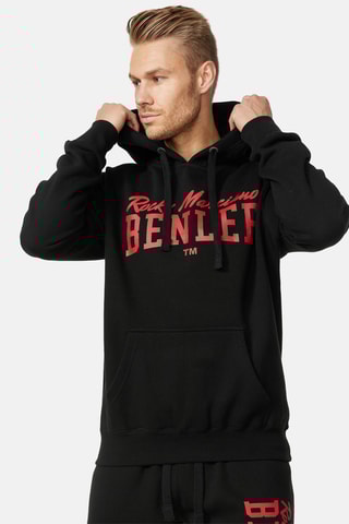 Sweat com capuz Stronghurst Preto e vermelho - Benlee