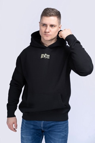 Sweat com capuz Lemarr Preto e dourado - Benlee