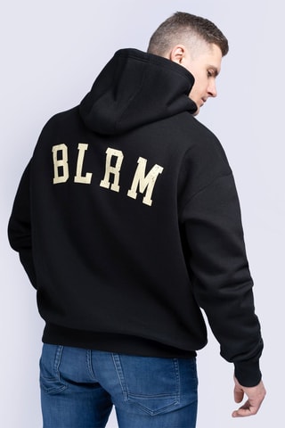 Sweat com capuz Lemarr Preto e dourado - Benlee