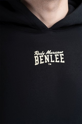 Sweat com capuz Lemarr Preto e dourado - Benlee