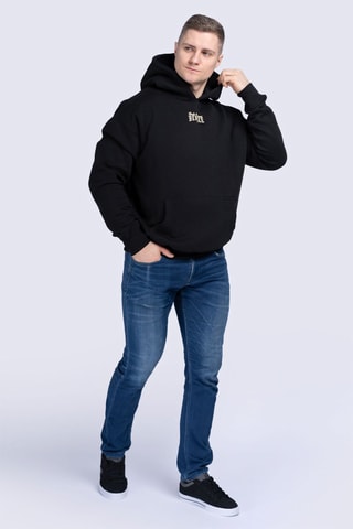 Sweat com capuz Lemarr Preto e dourado - Benlee