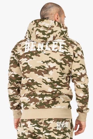 Sweat com capuz Frasen - Castanho e bege - Benlee