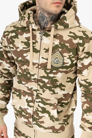 Sweat com capuz Frasen - Castanho e bege - Benlee