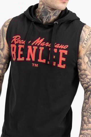 Sweat sem mangas Darry - Preto e vermelho - Benlee