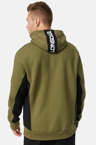 Sweat com capuz Caqui