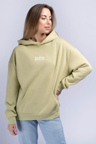 Sweat com capuz Lorena Verde e banco - Benlee