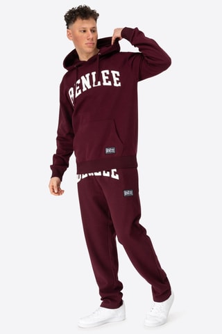 Sweat regular com capuz - Bordô