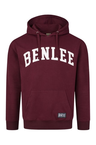 Sweat regular com capuz - Bordô