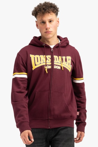 Sweat regular com capuz Darfield - Bordô