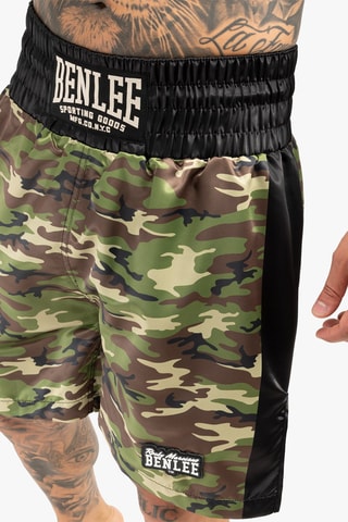 Calções de boxe - Preto e caqui - Benlee