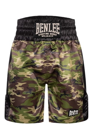 Calções de boxe - Preto e caqui - Benlee