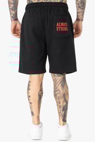 Calções Henry - Preto e vermelho - Benlee