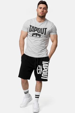 Calções Active Basic Shorts Preto e branco - Tapout