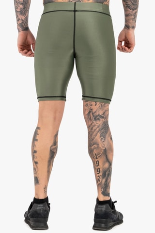 Calções de ciclista Bossburn - Verde e preto - Benlee