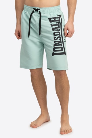 Bermuda de praia regular fit Lonsdale - Azul e preto