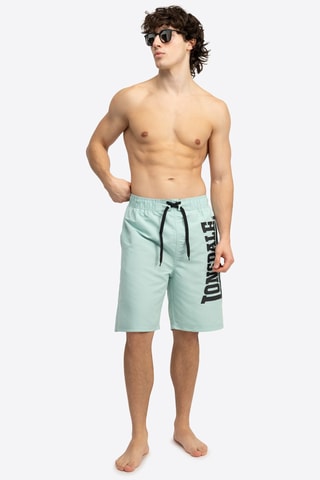 Bermuda de praia regular fit Lonsdale - Azul e preto