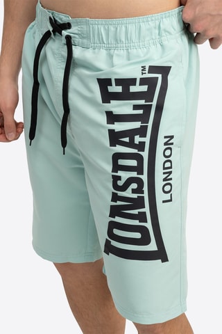 Bermuda de praia regular fit Lonsdale - Azul e preto