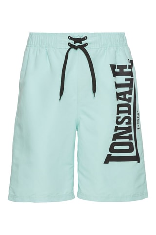 Bermuda de praia regular fit Lonsdale - Azul e preto