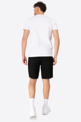 T-shirt e calções - Branco e preto