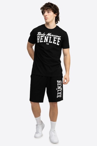 T-shirt e calções - Preto