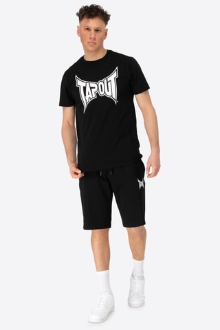 T-shirt e calções - Preto